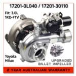 toyota-hilux-1kdftv-turbocharger-stepper-motor-ct16v-172010L040-billet-wheel-upgrade-main