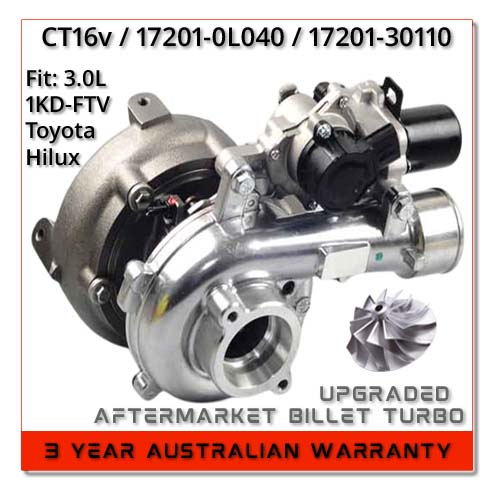 toyota-hilux-1kdftv-turbocharger-stepper-motor-ct16v-172010L040-billet-wheel-upgrade-main