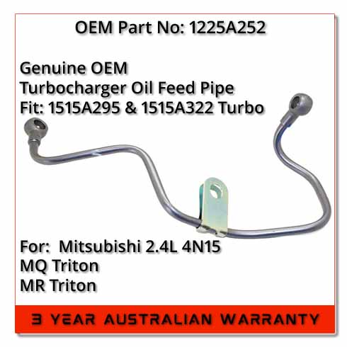 turbocharger-oil-feed-pipe-genuine-oem-1225a252-mitsubishi-mq-triton-mr-triton-1515a322-1515a295