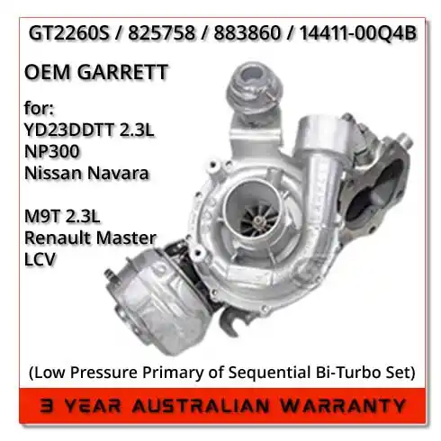 renault-master-m9t-nissan-navara-np300-yd23ddtt-gt2260s-825758-883860-garrett-oem-low-pressure-turbocharger