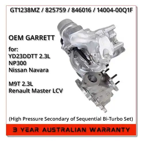 renault-master-m9t-nissan-navara-np300-yd23dt-gt1238mz-825759-846016-garrett-oem-high-pressure-turbocharger